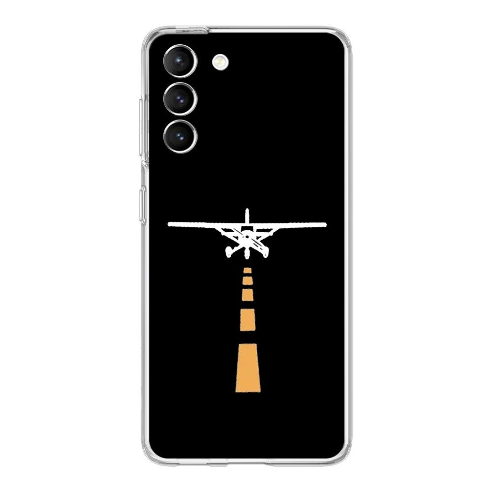 Phone Case For Samsung Galaxy S25 S24 S23 FE S22 Ultra S20 S21 5G S10 S9 Plus S10E S8 Soft Clear Cover Premium Airplane Pattern