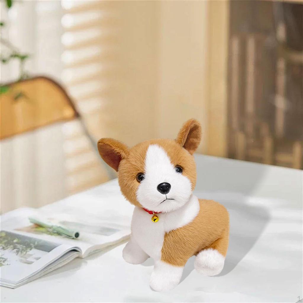Corgi Dog Plush Toy Lovely Puppy Doll for Children Kids Birthday Gifts 25cm
