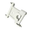 Marine Hardware Antenna Base Nylon Adjustable Bracket for Antenna Poles with Cable Clip for Yacht and Boat Installations