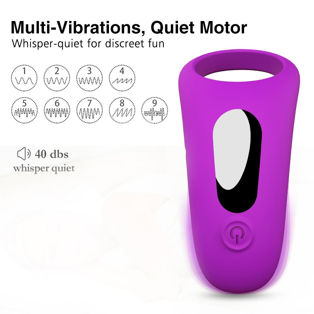 Wireless Remote Control Vibrator For Man Penis Sleeve Vibrator Ring Delay Time G-spot Clitoris Stimulator Adult Toys for Couples