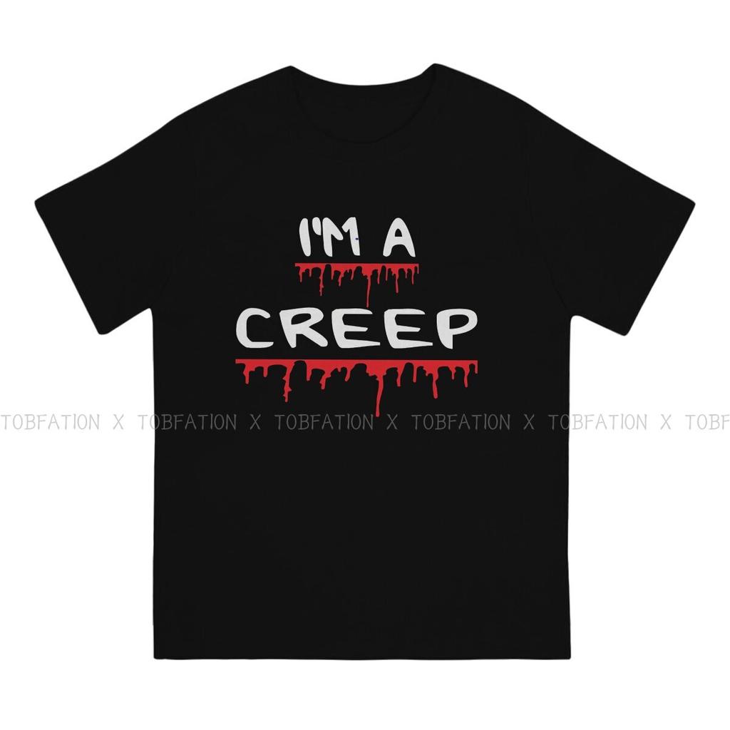 Radiohead Rock Newest TShirt for Men IM A CREEP Classic Basic T Shirt Hip Hop Gift Clothes Streetwear