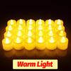 1/48PCS Flameless Led Candle Christmas Wedding Party Decoration Table Lamp Heart-shape Electronic Battery-Power Tealight Candles