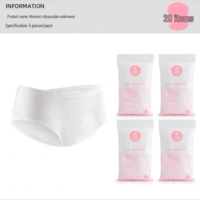 Grace Disposable Cotton Underwear for Women XL
