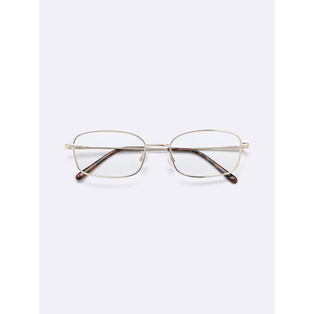 GU by Uniqlo Uv Cut Square Metal Sunglasses