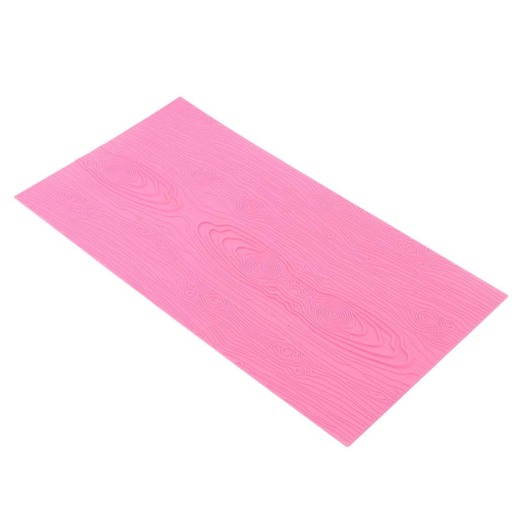 Large Tree Bark Texture Silicone Mould Texture Cake Decorating Silicone Mold for Cupcake Wedding Cake Decoration