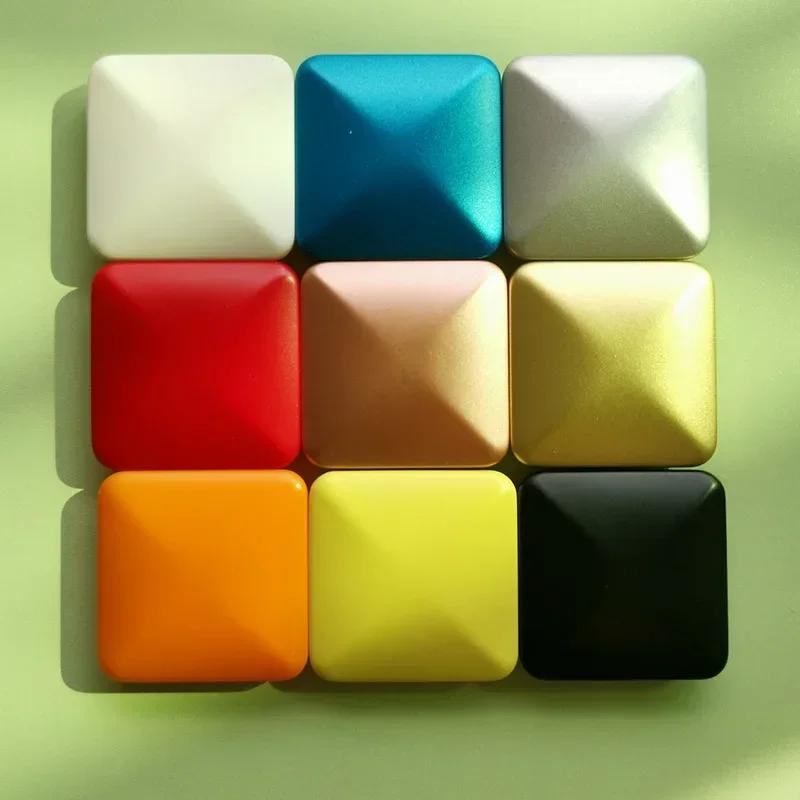 Hexagonal Square Fun Desktop Flip Toy - Fingertip Gyro Pocket Stress Relieving Artifact For Children And Adults