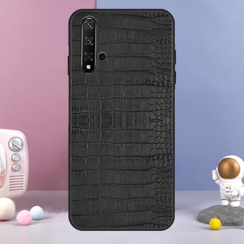 Crocodile Pattern Print Case For Huawei P40 Lite P20 P30 Nova 11 Pro 3i 7i 8i 11i Y91 Y60 Y70 Y61 Y90 9 10 SE Cover