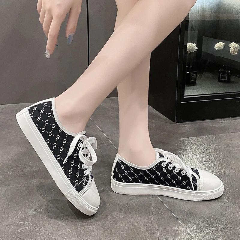 2025 Spring New Woman Sneakers Luxury Fashion Ladies Platform Casual Sneaker Round Toe Running Shoes for Women Tenis De Mujer