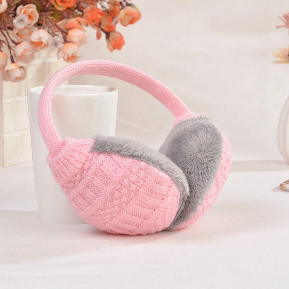 Fashion Winter Warmer Fuzz Ear Cover Knitted Earmuffs Ear Warmers Ear Muffs