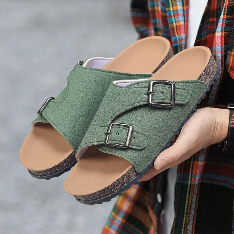 Fashion Male Slipper Beach Half Men's Shoe Mules Pvc Slides Cheap Shoes Liquidation Adult Clappers 2025 Trend Original Fun Elegant Y2k