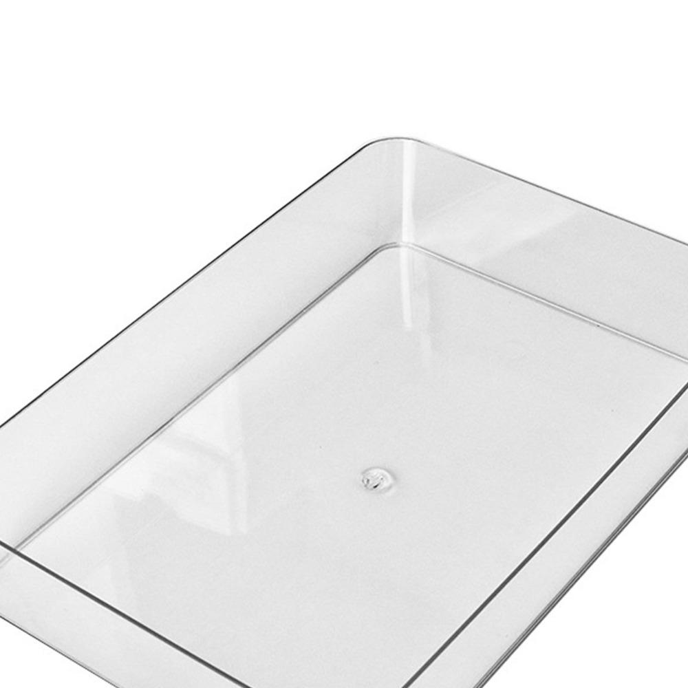 Clear Storage Bin Divider Plastic Drawer Organizer Tray Drawer Tray  Stationery Organization