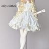 1/4 Doll's Clothes Suit for 45cm Bjd Doll Headwear + Skirt + Skirt Support Dress Up Toys Play House Doll Accessories, No Doll