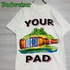 [USED] Rare Budweiser T-shirt, Size XL, Double-sided Design, Frog, Imported