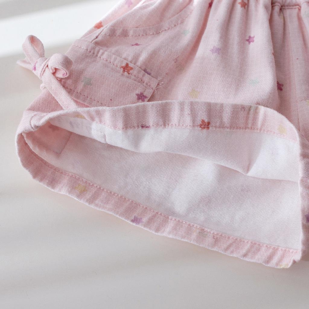 Summer Shorts Korean Casual Girls' Shorts Bow Star Print Summer Clothes Children's Shorts