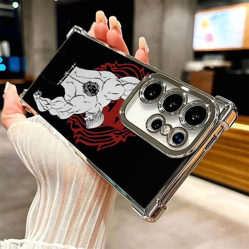 Seven D-Deadlys Sins Escanor Soft Phone Case For Samsung Galaxy S26 Ultra S25 Edge S24 FE S23 Plus S22 S21 + S20 Plating Anti-Fa