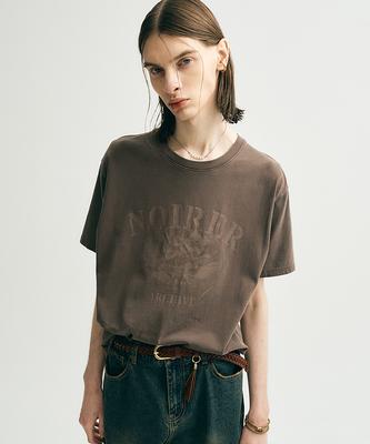 NOIRER Archive Print T-Shirt (Ash Brown)