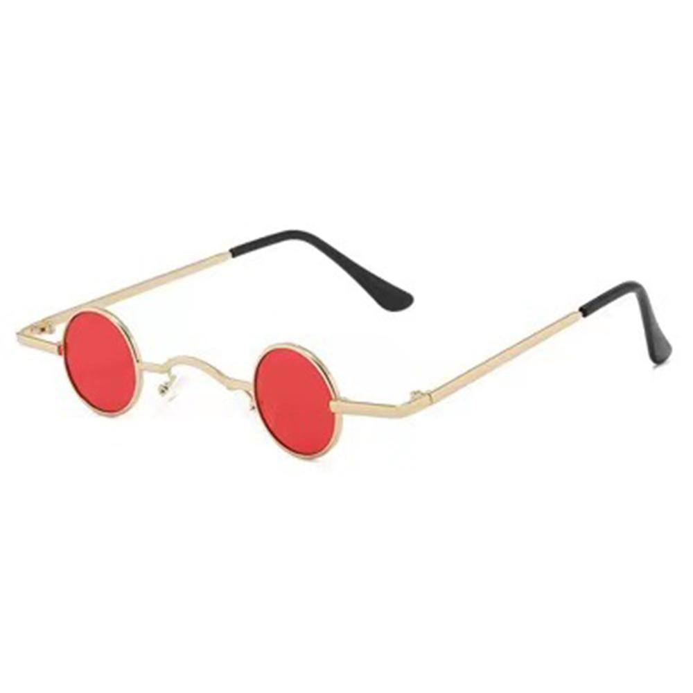 

Women Men Hip Hop Metal Frame Sun Glasses Punk Shades Small Round Sunglasses