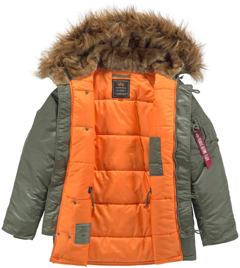 Winter Jacket Alpha Industries N3B VF 59 Man Sage-green