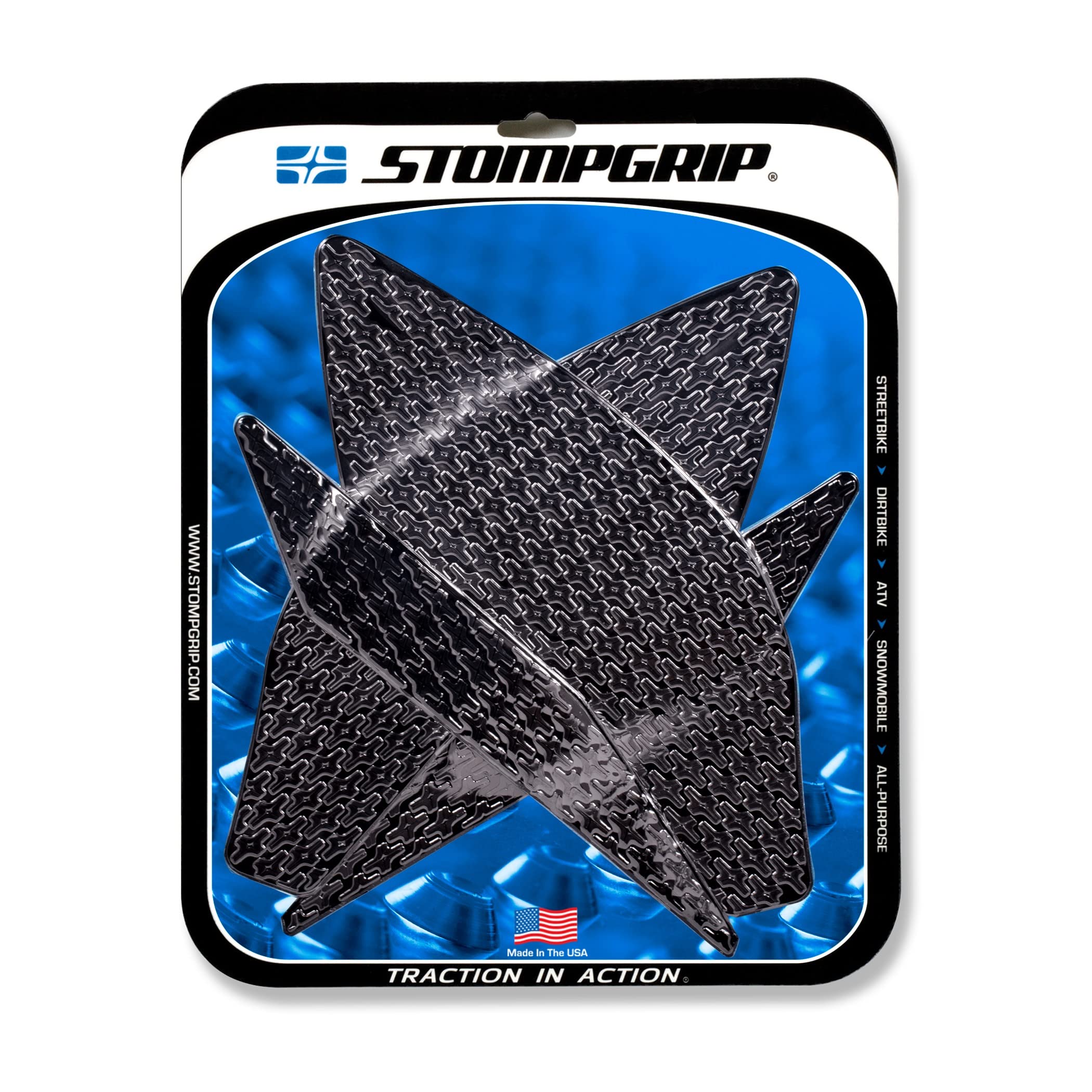 

Stompgrip Traction Pad Tank Kit, Black, for ICON YZF-R1 2015-2020, 55-14-0099B