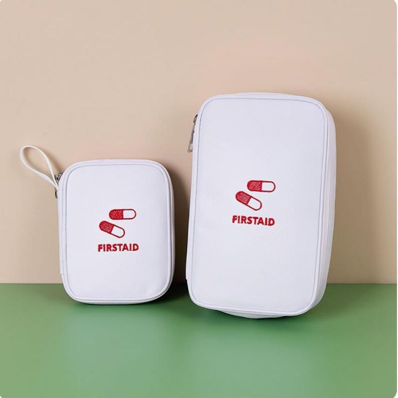 Trusă de prim ajutor portabilă goală, pungă de depozitare pentru medicamente, mini organizator de truse medicale pentru călătorii, managementul pastilelor sportive, geantă de prim ajutor