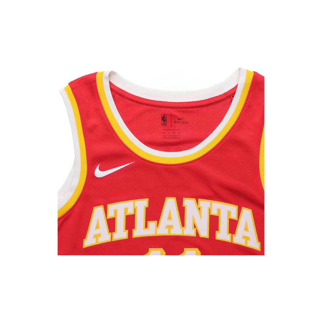 Nike Maglia da basket NBA ad asciugatura rapida, Trae Young n.. 11, Fan Edition, 2020 Maglia da Basket da Uomo Rossa CN8007-661