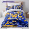 Tigres UANL Muster Bettwäsche-Set Bettbezug Kissenbezug Heimdekoration Geschenk (1 Bettbezug + 2 Kissenbezüge, ohne Füllung)