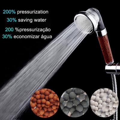 2025 Nuova Doccetta Filtrante Ionica Negativa Tre Modalità Alta Pressione Risparmio di Pietra Bassa Pressione dell'Acqua Doccetta Alta Qualità