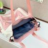 New portable shoulder bag, large-capacity student schoolbag, make-up bag, casual versatile commuter backpack, messenger bag.