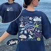 Summer I Turned Pretty 2 Sided Women Men T-Shirt Team Conrad Team Jeremiah Cousins Tee Summer Vibes Bookish Shirts for Women
