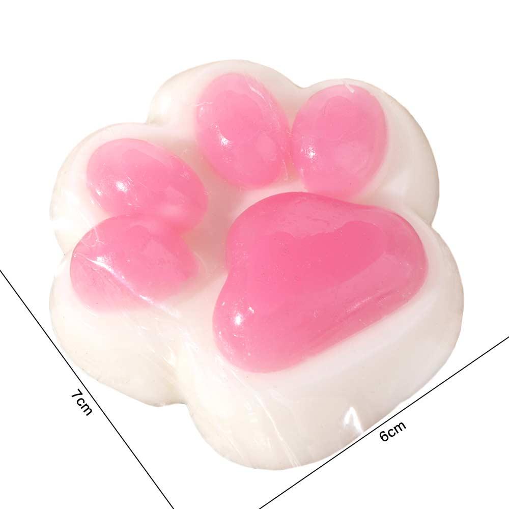 Soft Green Grape Cat Paws Toys Kneading Cat Paw Pinch Toy Cute Cartoon Fidget Toy  Kids Tricky Doll