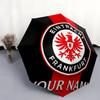 1 PC Automatic Folding Umbrella - Eintracht Frankfurt Custom Name Pattern, Portable & Foldable Design with 8 Ribs, Christmas Birthday Gifts
