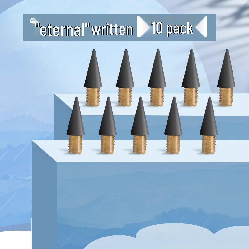 Black Technology Student Eternal Pen: Automatic, Continuous Core Pencil - No Sharpening Needed, Perfect for Children's Learning.