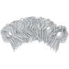 100Pieces Multipurpose 11 Gauge Metal Chain Link Fence Tie Twists Accessory for Sturdy Farm and Garden Daily Casual Use