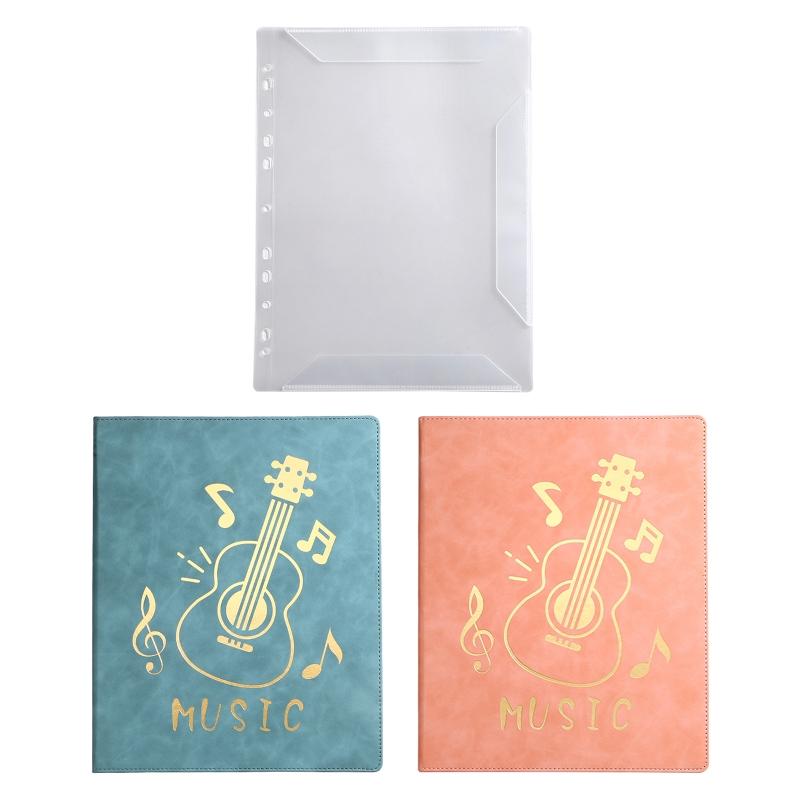 Paper Document Storage Folder Music Sheet File Holder Home School Office Supplies Piano Score Folder A4 Size 40 Pockets
