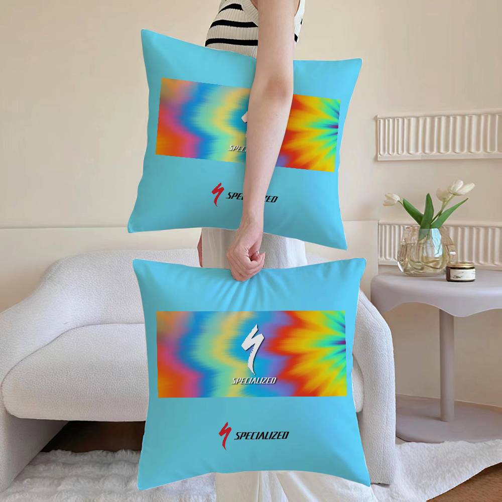 

S-SpecializedS Anime Pillow Case Anti-dustmite Pillowcase Invisible zipper silky Sofa cushion cover 12x12Inch