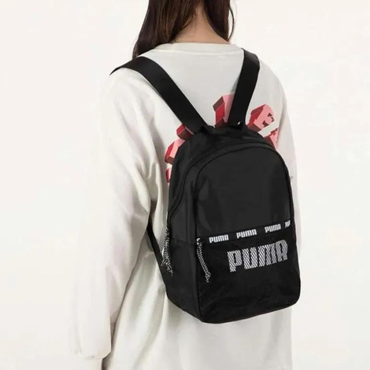 Puma Fabric Backpack Unisex Black (Unisex) Backpacks 078732 01