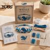 Stress Relief Craft Kit Animal DIY Beaded Bracelet Making Kit, Cute Charms Jewelry No Glue Needed Bracelets Set, Creative Friendship Gift