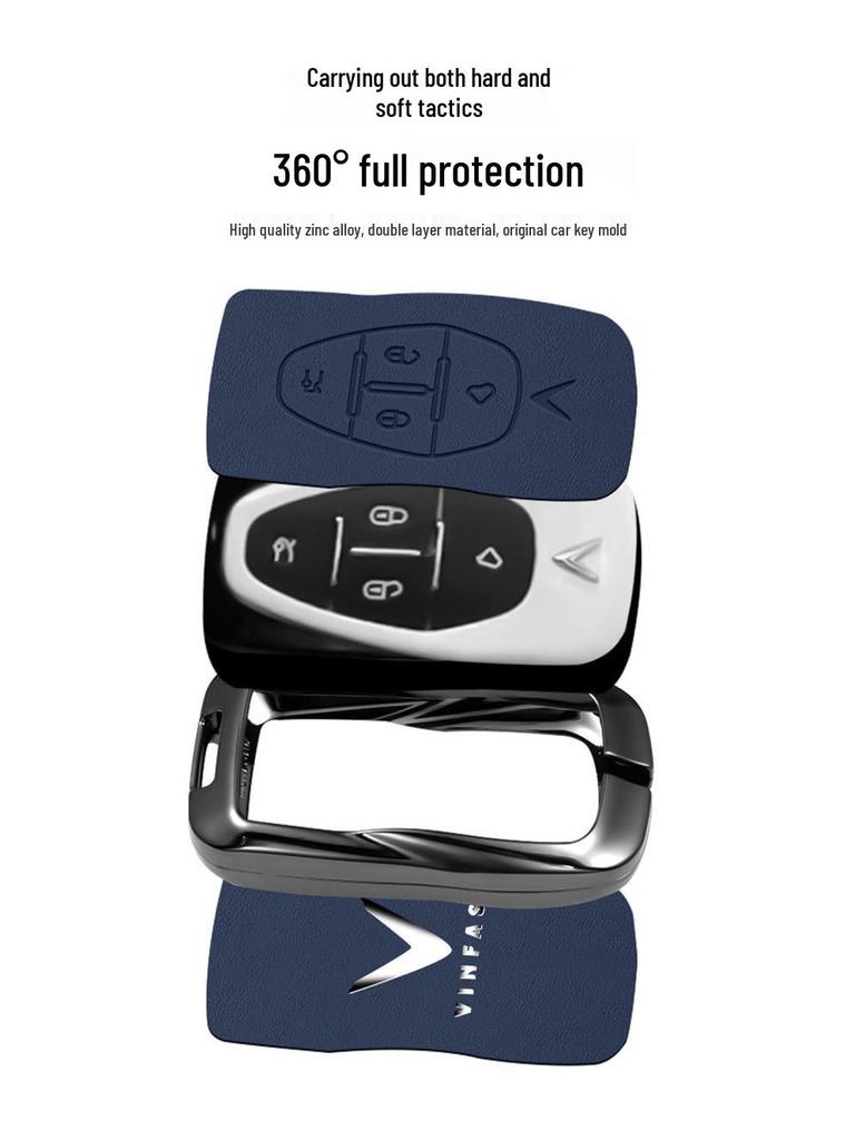 VINFAST VF8 Key Case V3: Sleek & Durable A2.0 Shell with Buckle