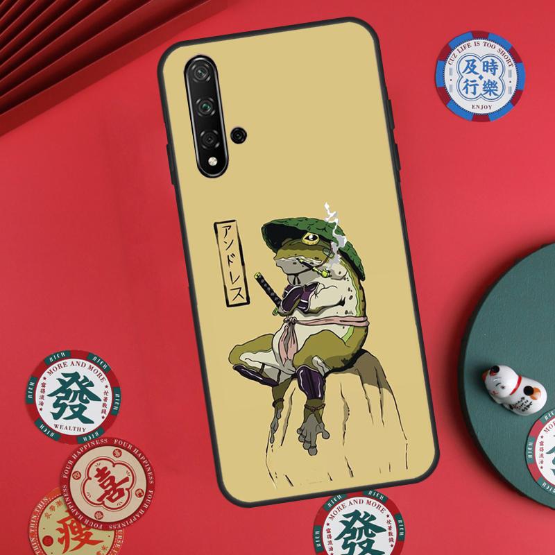 Cute Cartoon Frog For Huawei Nova Y60 Y70 Y90 Y72 Y73 Y61 Y91 7i 8i 11i 12i 12s 9 10 SE P20 P30 P40 Lite Case