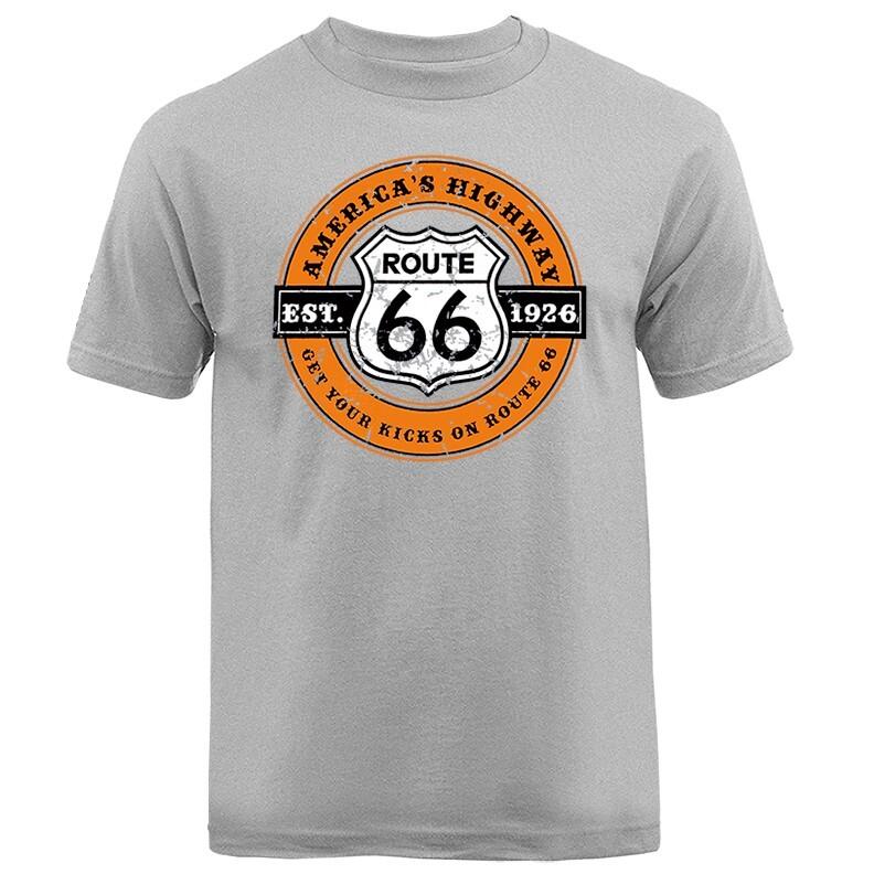 Route 66 America's Highway Graphic T-shirt Tee Unisex T-Shirt