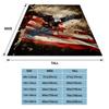 Flying Eagle Art Flannel Throw - Lightweight Digital Print Fleece, Soft & Warm for Sofa/Bed/Travel/Office, Home Decor