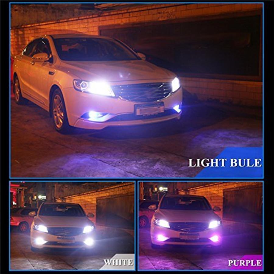 RGB LED Fog Lights with Remote Control Kit