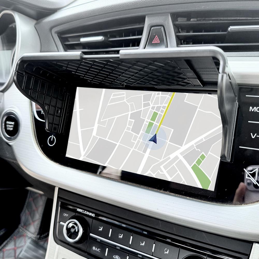 Visor de Tela de Exibição Tela de Controle Central Acessórios Escudo Antirreflexo Carro Navegação GPS Quebra-Sol Acessórios Interiores Visor de Tela Universal