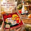 23-Inch Porch Goose Costume with Back to School Theme Printed Dress  Hat  Backpack  Pencil Set for Outdoor Garden  Yard  Lawn Decoration
