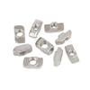 Dadi per Profilati di Alluminio a T-Slot Standard Europeo: Dadi ad alette M3-M8, Tipi 20/30/40/45.