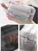 2pcs Mesh Storage Bag, Mini Portable Coin Bag, Headphone Storage Bag, Data Cable Storage Bag, Portable Cosmetics Storage Bag