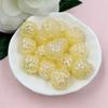 Loose Beads Flowers 15PCS For Necklace 21mm Fashion Bracelets Jewelry Making Acrylic DIY
