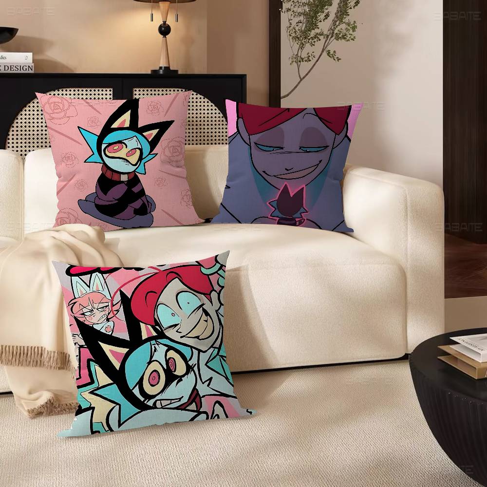Popular Animation P-Psychocuties Personalized Pillow Dust Cover Bedroom Kids Party Decoration Pillowcase Birthday Children Gift