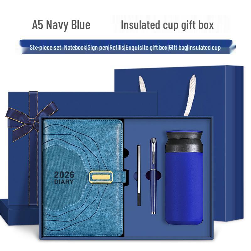 2026 Premium Engraved Notebook – Ideal for Students & Colleagues, Perfect as a Work Diary or Gift