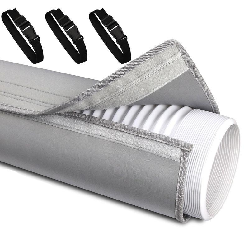 Universal AC Hose Cover Waterproof Dustproof Heat Proof Exhaust Pipe Protector for RV Travel Portable Air Conditioner